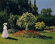 Claude Monet Marguerite Lecadre in the Garden France oil painting artist